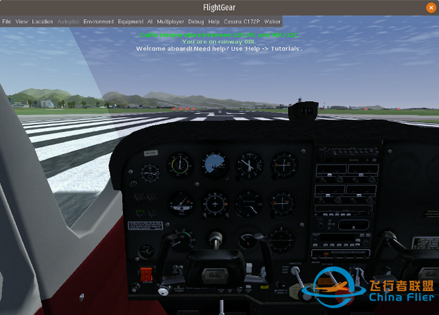 使用 FlightGear 翱翔天空-1051