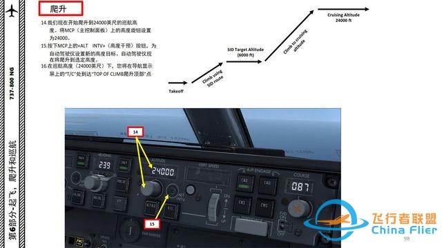 FSX 中文指南 波音737 6.2爬升也是有協(xié)議的-3564