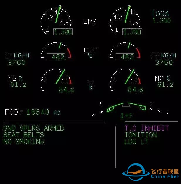 空客飛機儀表指示顏色含義-8483