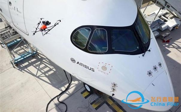 空客嘗試用無人機檢查客機-7347